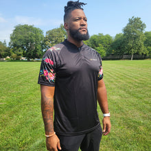 Load image into Gallery viewer, HYBRID FUSION BLADE POLO - BLACK FLORAL