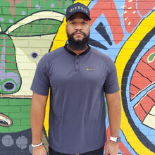Load image into Gallery viewer, HYBRID FUSION BLADE POLO - CHARCOAL GRAY