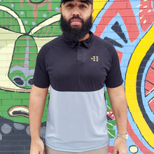 Load image into Gallery viewer, HYBRID ELITE POLO - BLACK/GRAY
