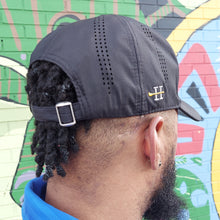 Load image into Gallery viewer, Black Rackham Performance Cap Back View

