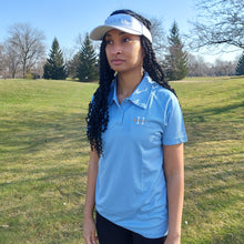 Load image into Gallery viewer, WOMEN&#39;S HYBRID ELITE POLO - SKY BLUE
